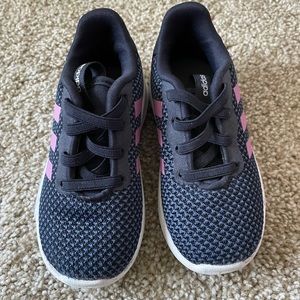 Toddler size 7 purple adidas shoes